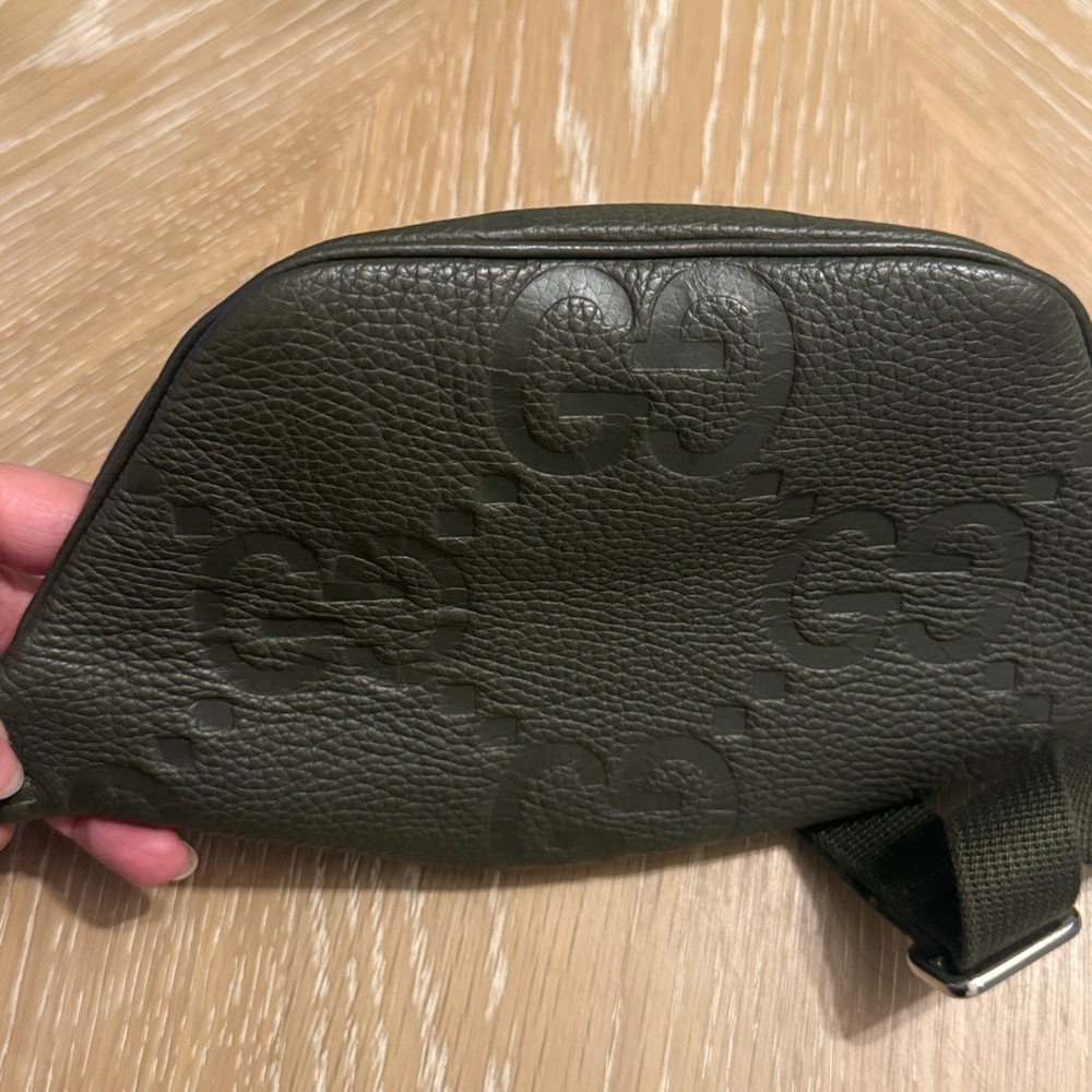 Gucci Dark Green Leather Belt Bag - Picture 5 of 7
